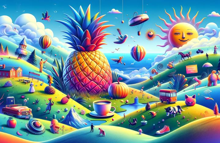 Videospiele, dies, das, Ananas