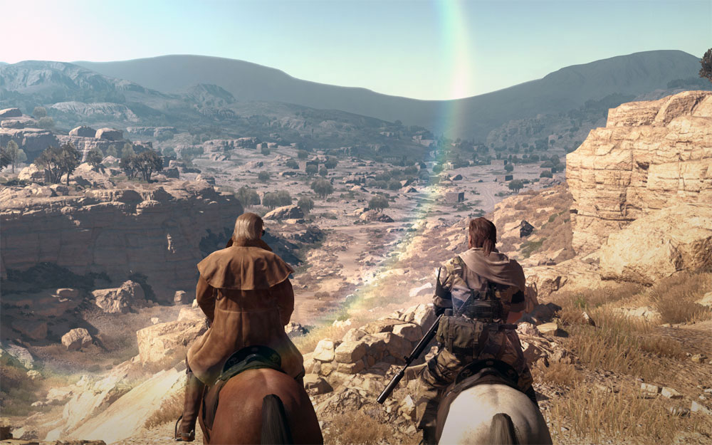 Revolver Ocelot und Venom Snake in Afghanistan