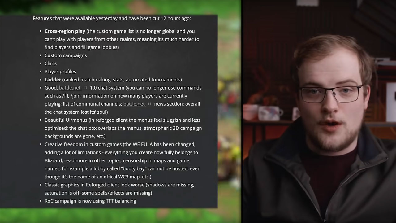Forced downgrade, lies & cuts: The War3 Reforged Situation | 8.3’s Evolution, TW Nerf, Pets & more