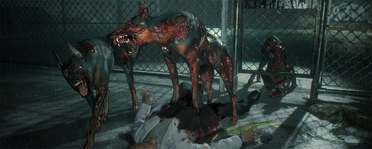 Resident Evil 2 Zombie Hunde